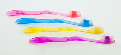 Toothbrushes are inexpensive in Placerville and should be used a minimum of twice daily.